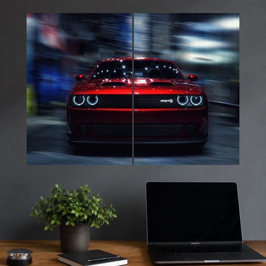 Dodge Challenger SRT Hellcat | RAW Horsepower | 2 Panel