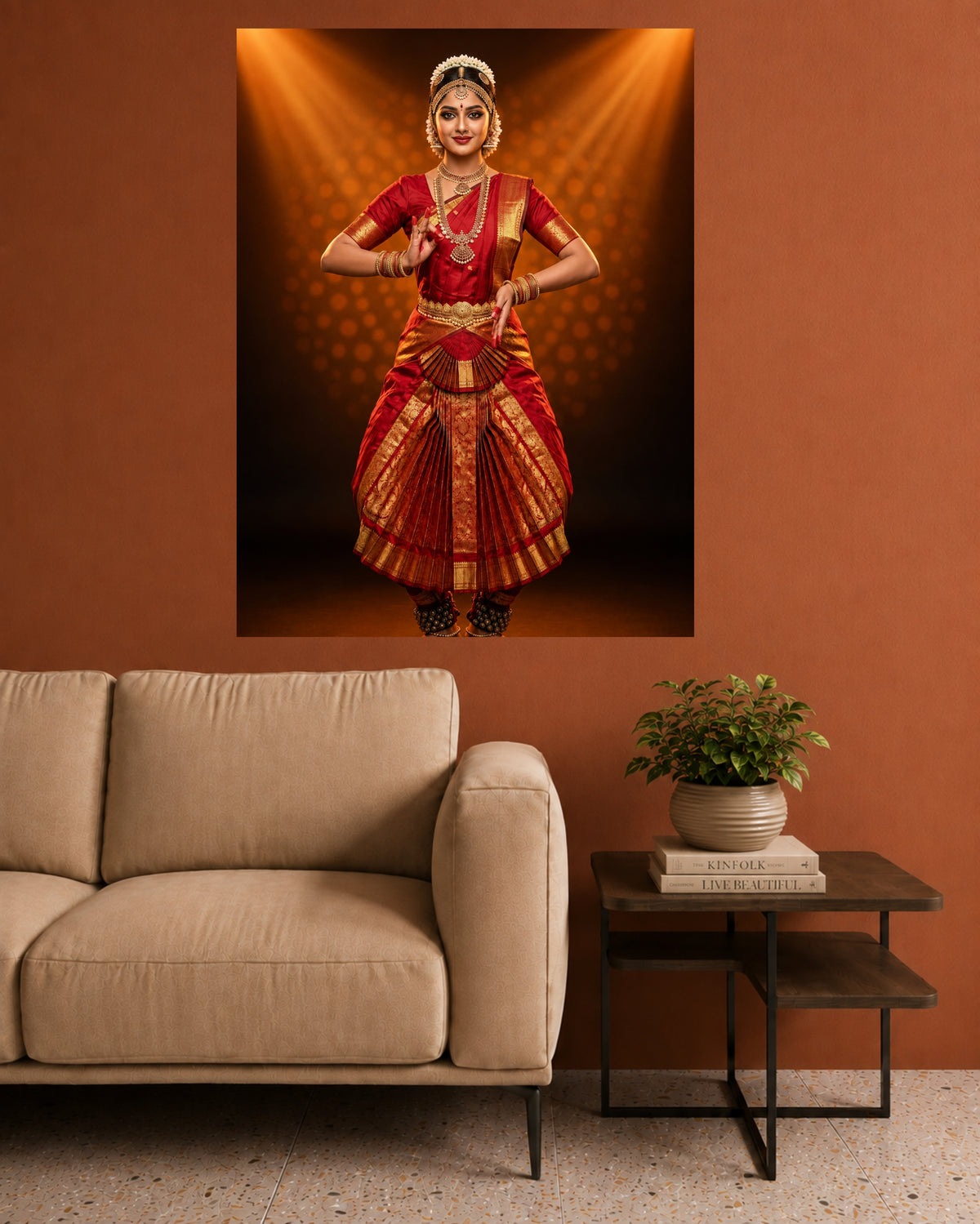 Bharatanatyam Dancer | Classical Dance Wall Poster | 1 Poster