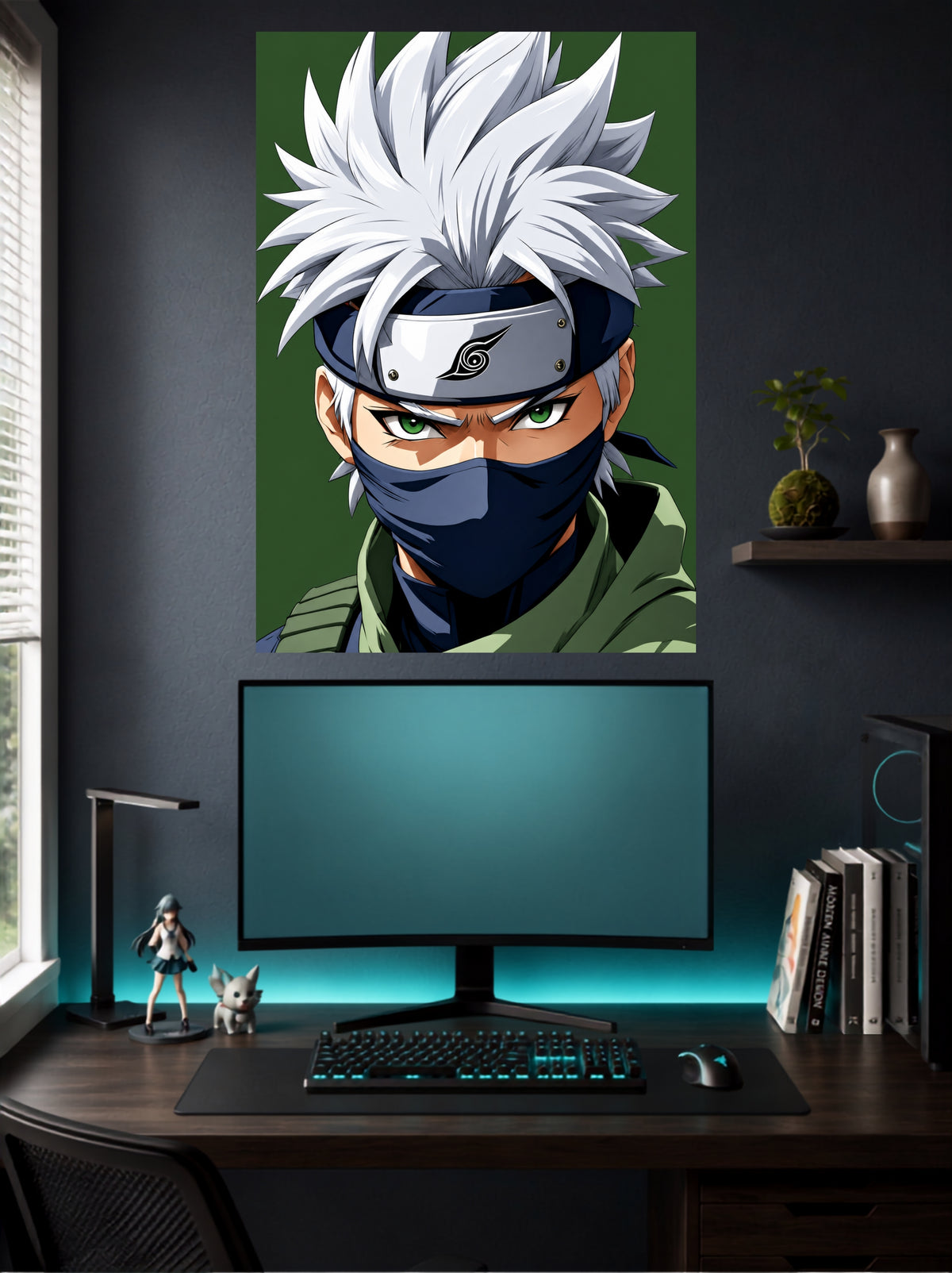 Kakashi Hatake | Copy Ninja Naruto Anime Wall Poster | 1 Poster