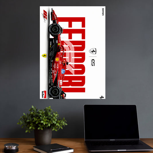 Ferrari F1 | Formula 1 Racing Wall Poster | 1 Poster