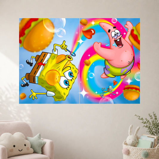 SpongeBob & Patrick | Cartoon Wall Poster | 2 Poster
