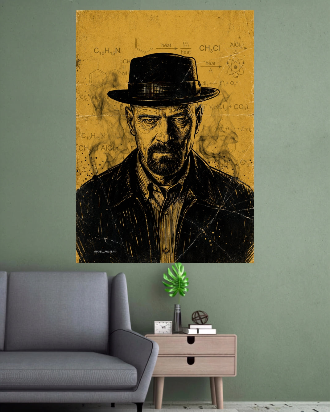 Walter White | Breaking Bad Chemistry Wall Poster | 1 Poster