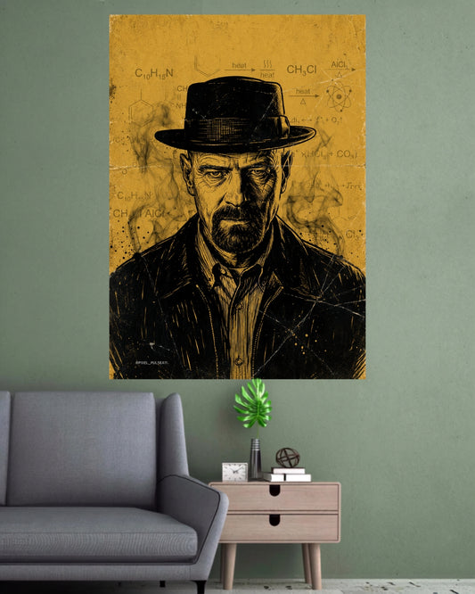 Walter White | Breaking Bad Chemistry Wall Poster | 1 Poster