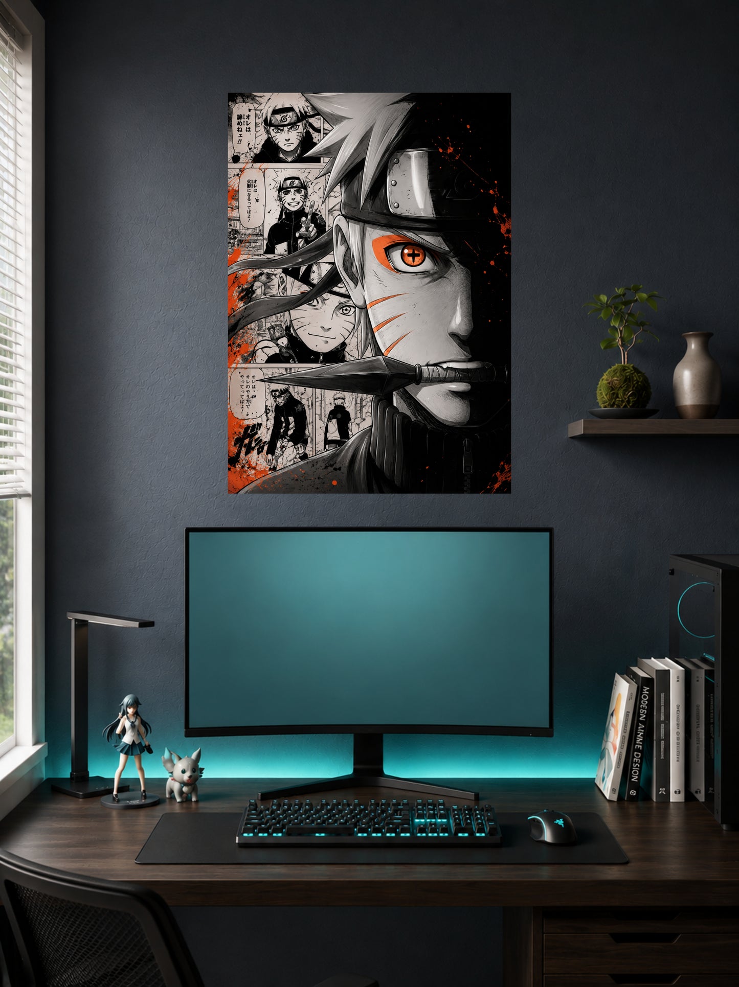 Naruto Uzumaki | Manga Style Anime Poster | 1 Poster