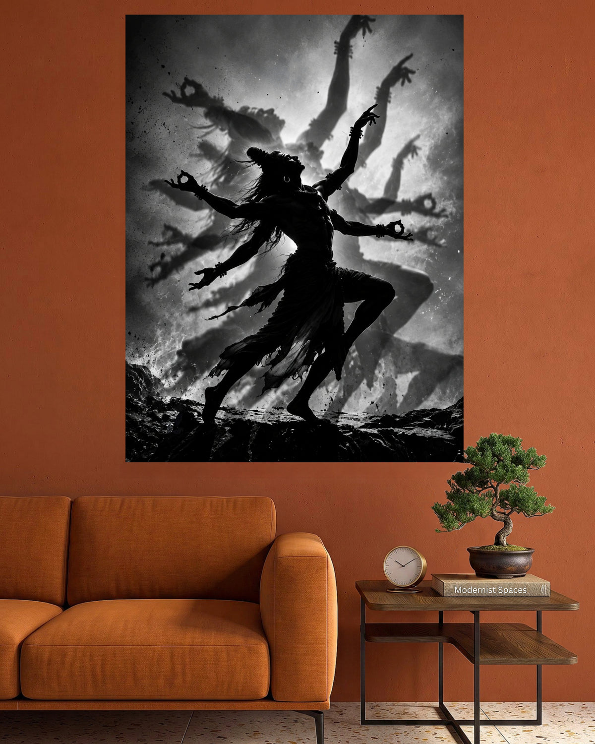 Lord Shiva | Tandava Dance Spiritual Wall Poster | 1 Poster