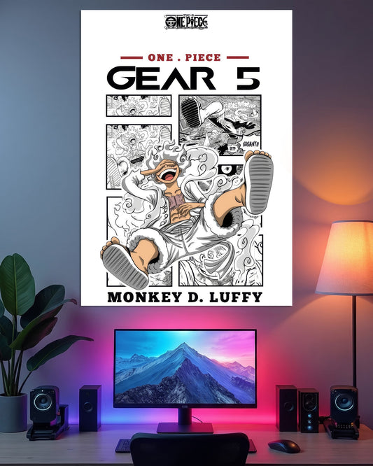 Gear 5 Luffy | Anime Wall Poster | 1 Poster