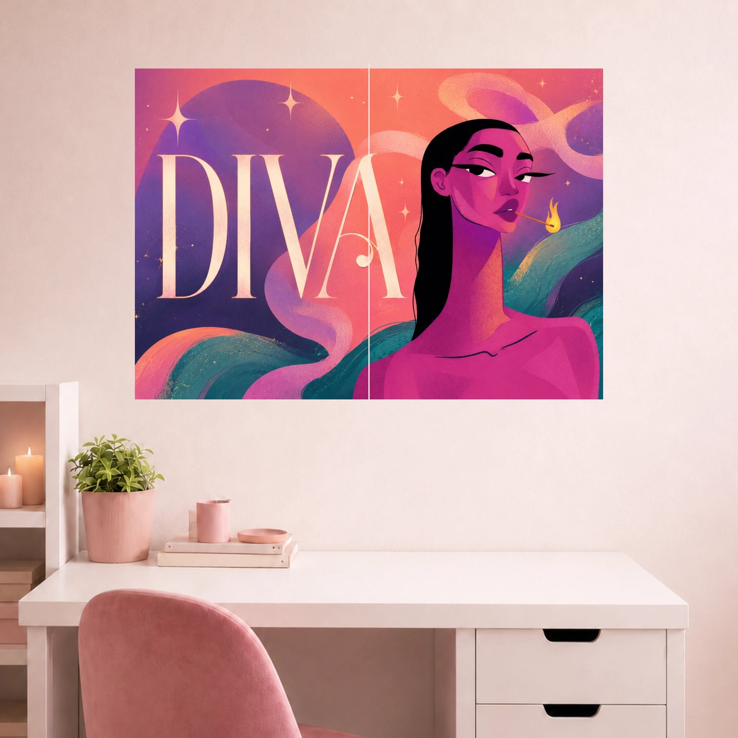 Diva | Aesthetic Wall Poster | 2 Poster