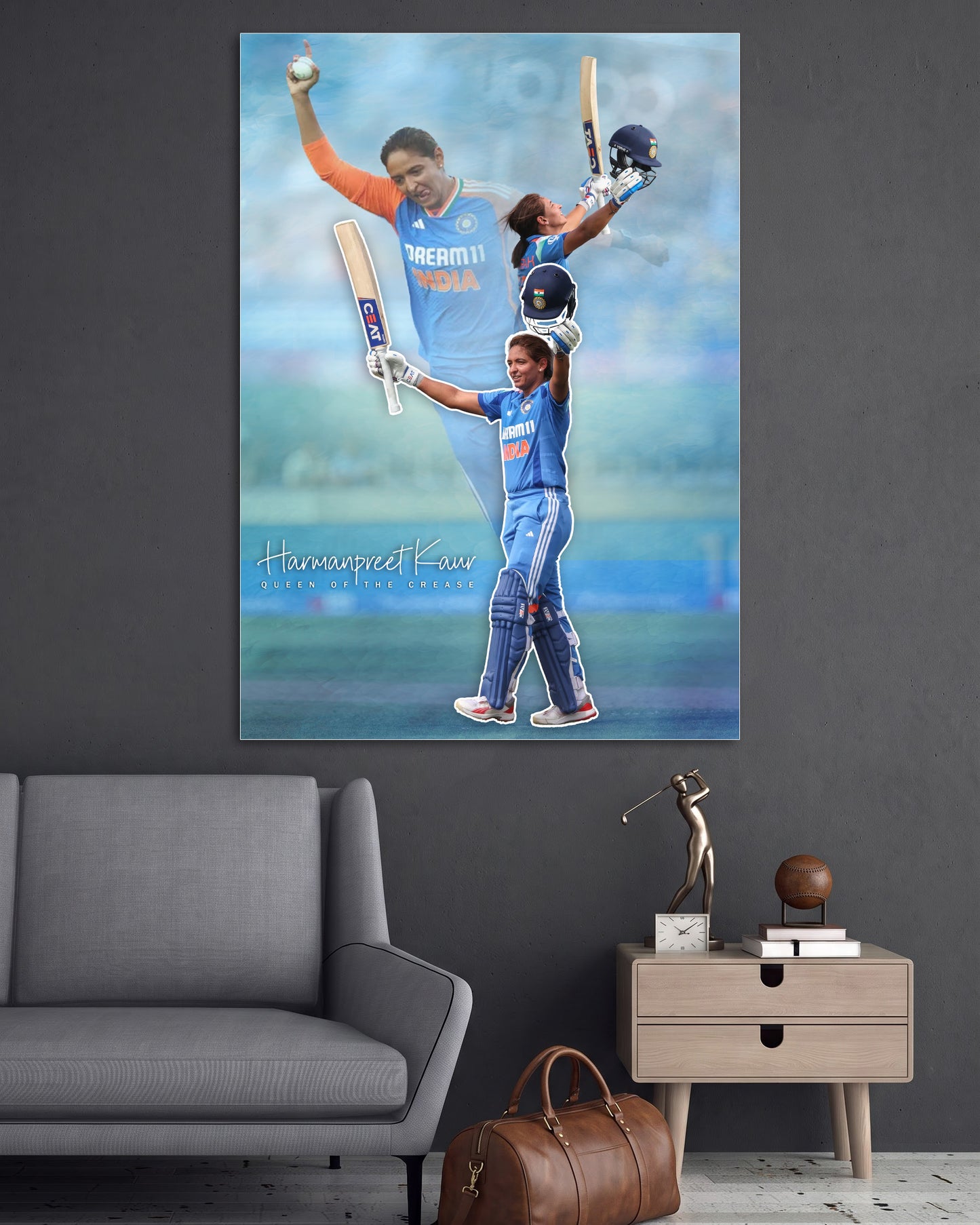 Harmanpreet Kaur | Cricket Wall Poster | 1 Poster