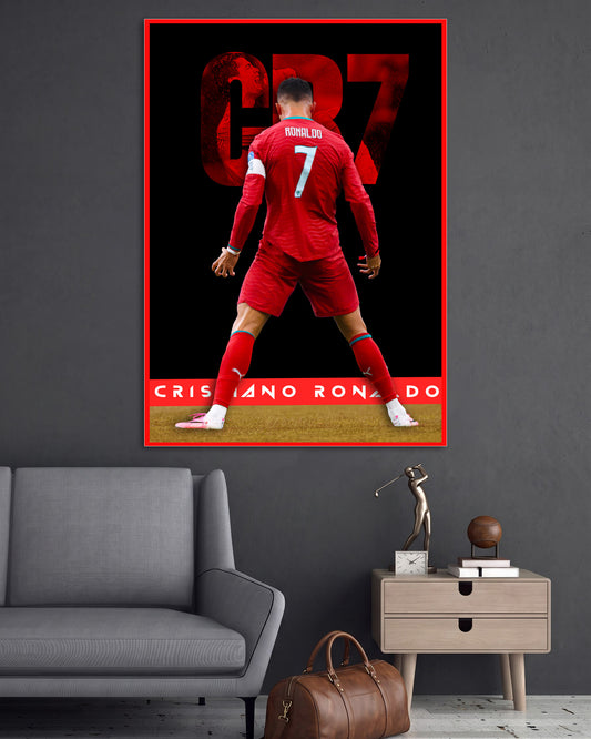 CR7 | Cristiano Ronaldo | Football Wall Poster | 1 Poster