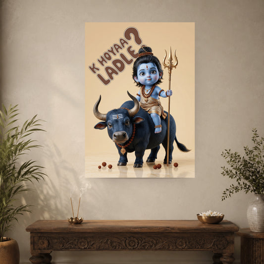 Kanha Ladle Wall Poster | 1 Poster