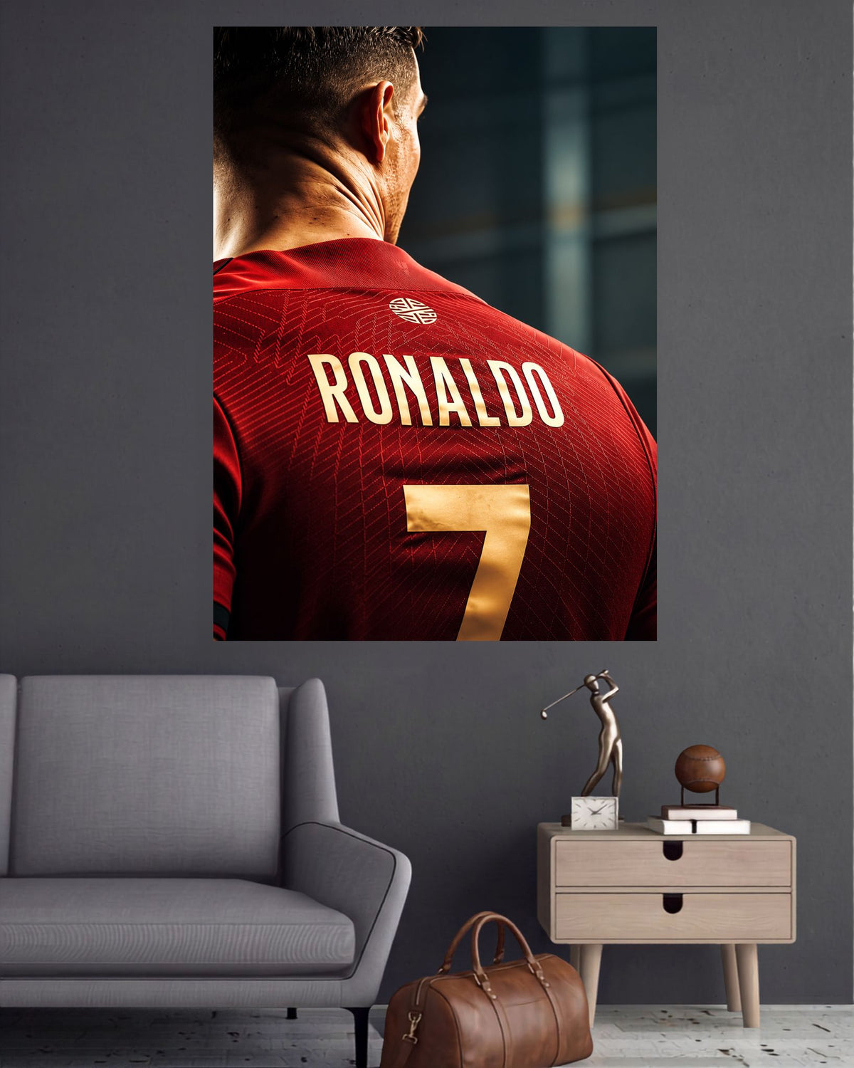 Ronaldo 7 | Football Legend Wall Poster | 1 Poster
