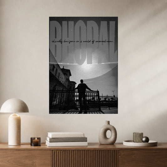 Bhopal | Monochrome Wall Poster | 1 Poster