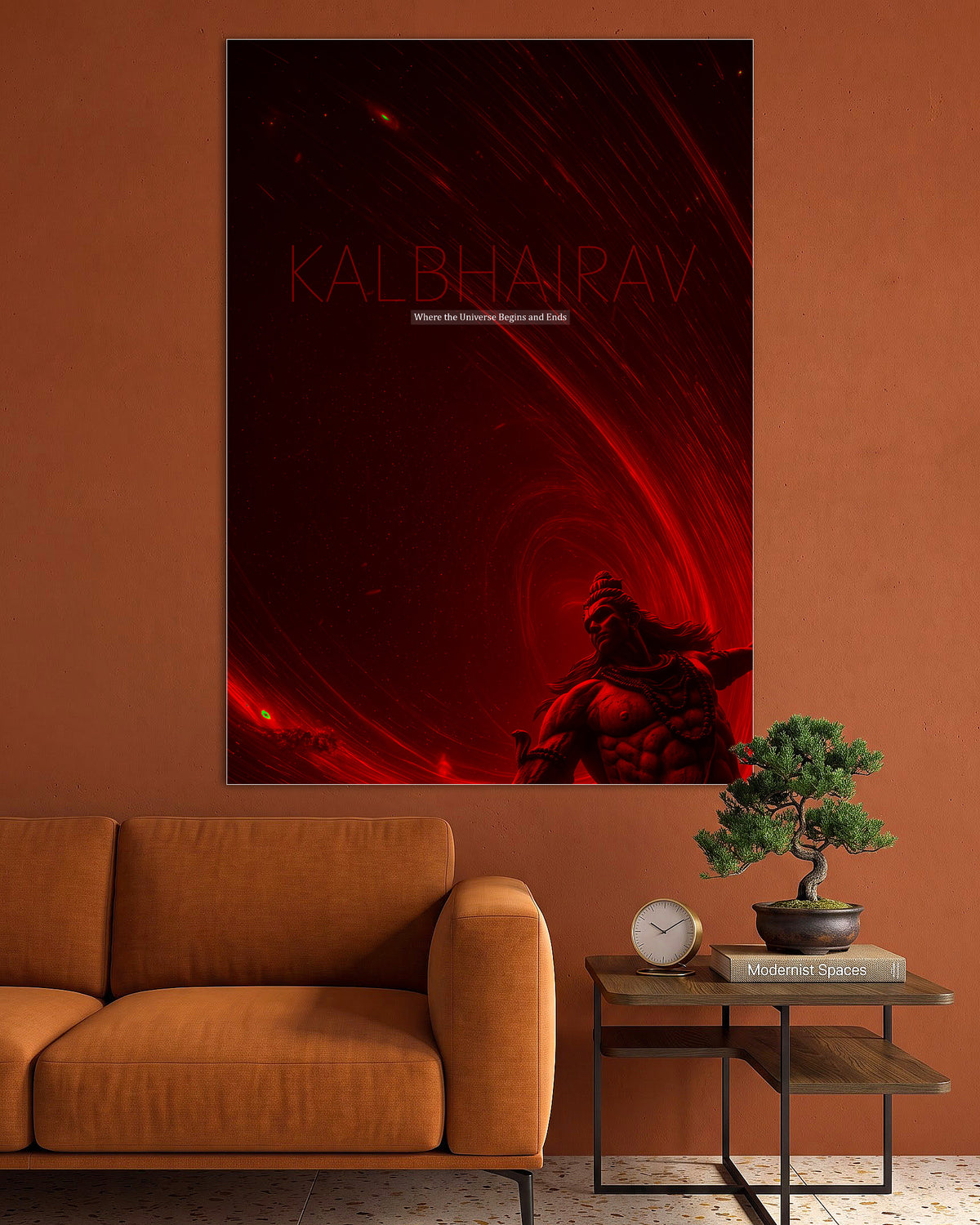 Kaal Bhairav Devotional Wall Poster | 1 Poster