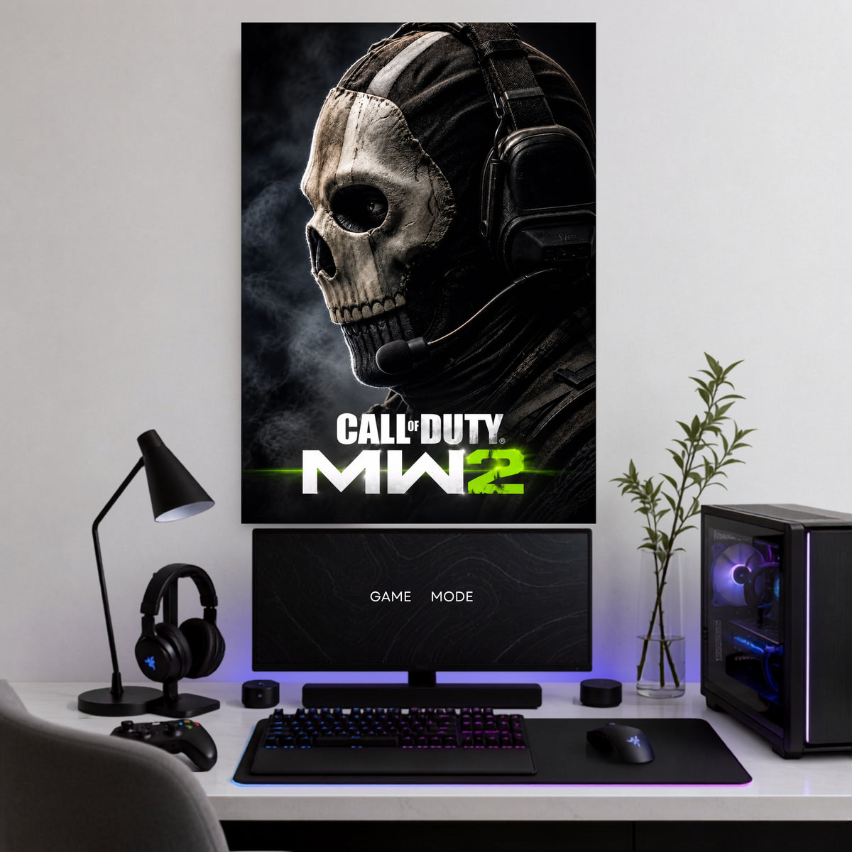 Call of Duty MW2 | Ghost Gaming Wall Poster | 1 Poster