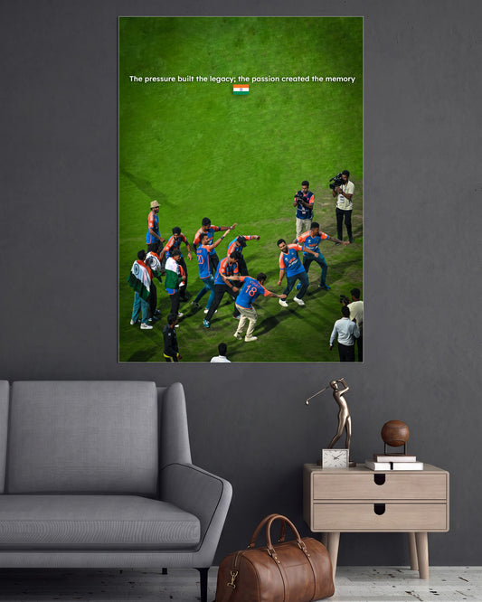 Team India Celebration | Cricket Wall Poster | 1 Poster