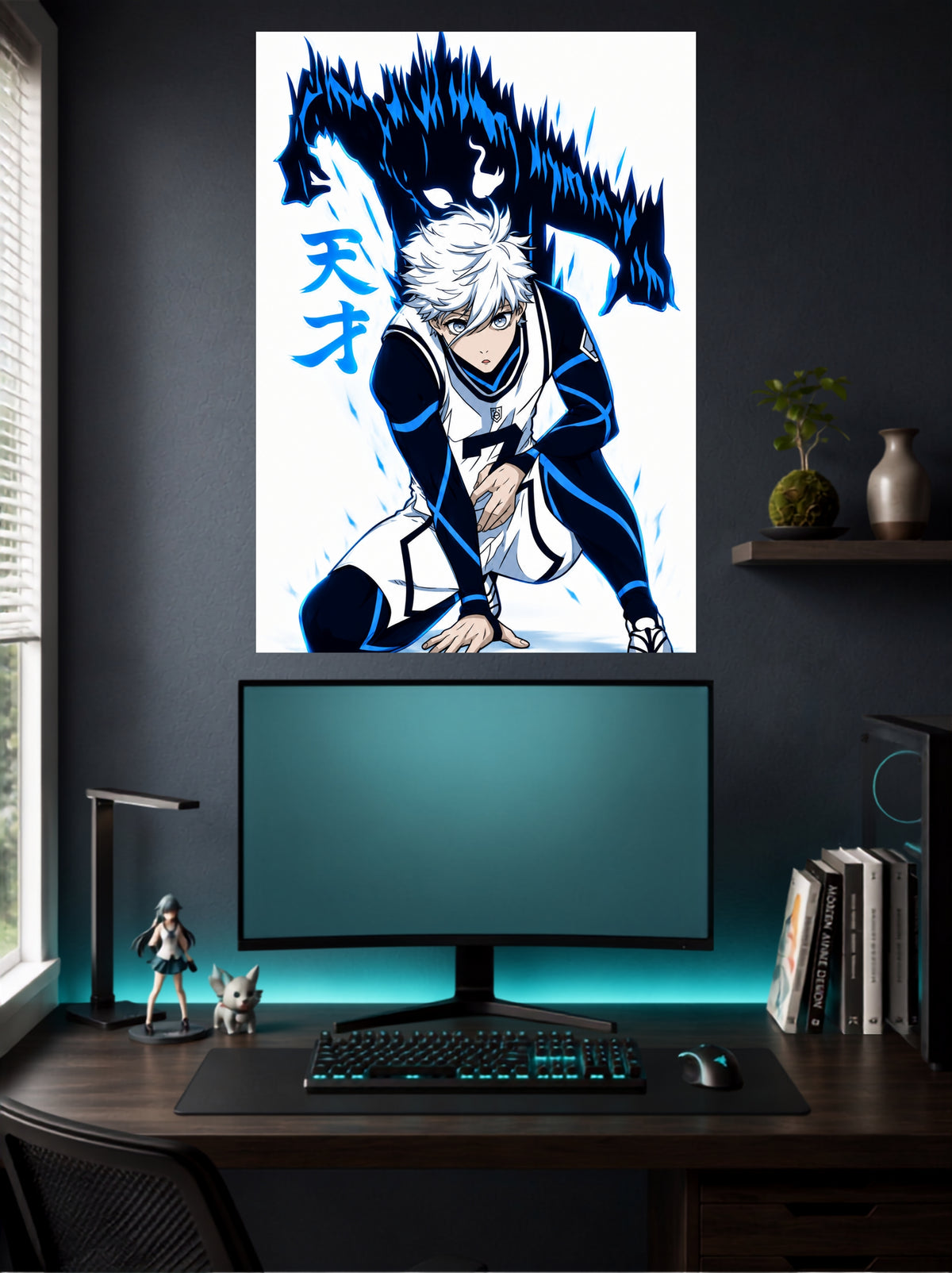 Blue Lock Genius | Anime Football Wall Poster | 1 Poster