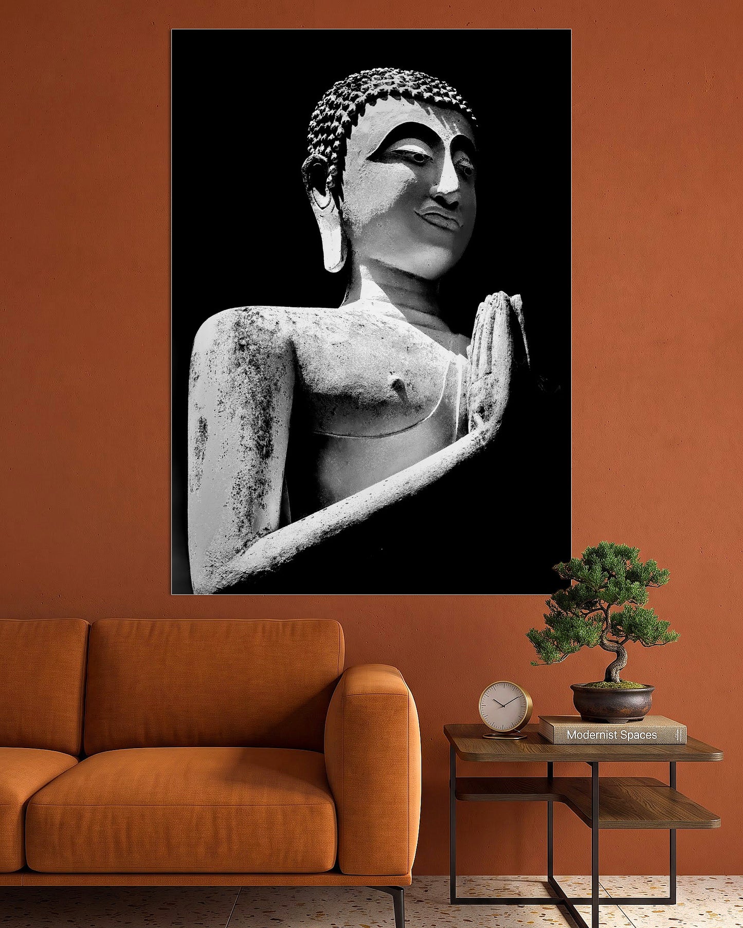 Buddha | Black & White Wall Poster | 1 Poster