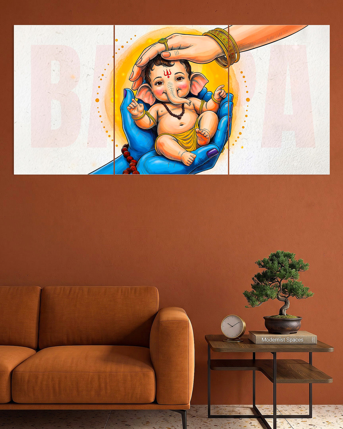 Bal Ganesha | Divine Blessing Art Poster | 3 Poster