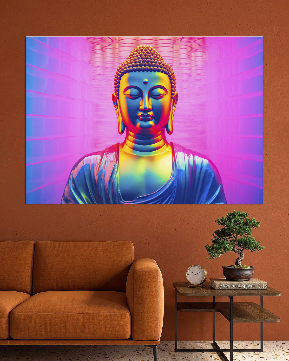 Buddha | Colorful Meditation Wall Poster | 1 Poster