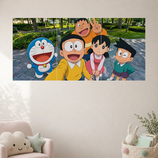 Doraemon & Friends | Cartoon Wall Poster | 3 Posters