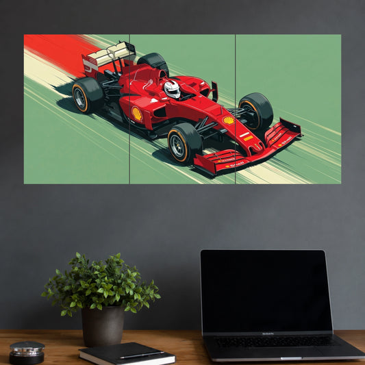 Formula 1 Race Car | Sports Wall Poster | 3 Poster