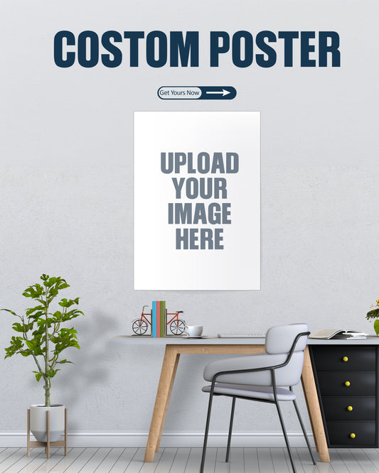 Custom Photo Poster | Upload Your Own Image | Personalized Wall Poster