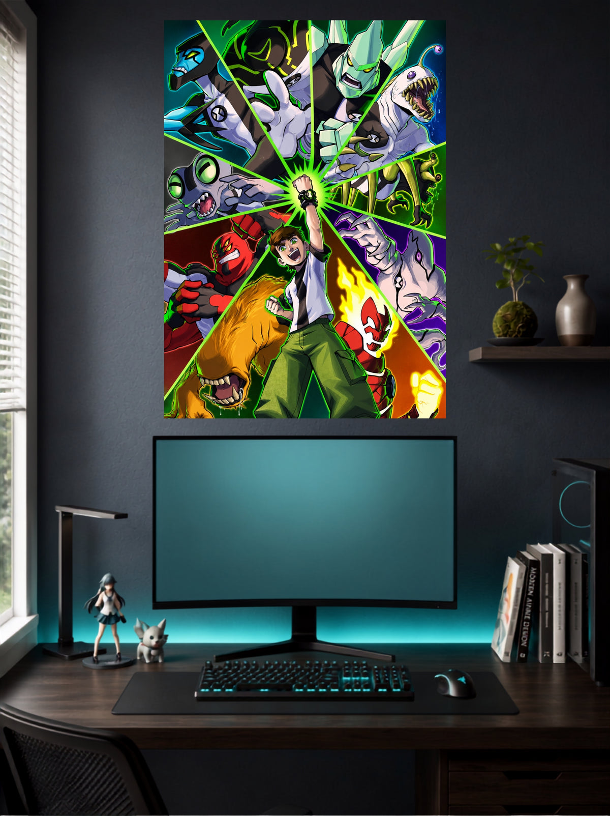 Ben 10 Alien Force | Omnitrix Heroes Cartoon Wall Poster | 1 Poster