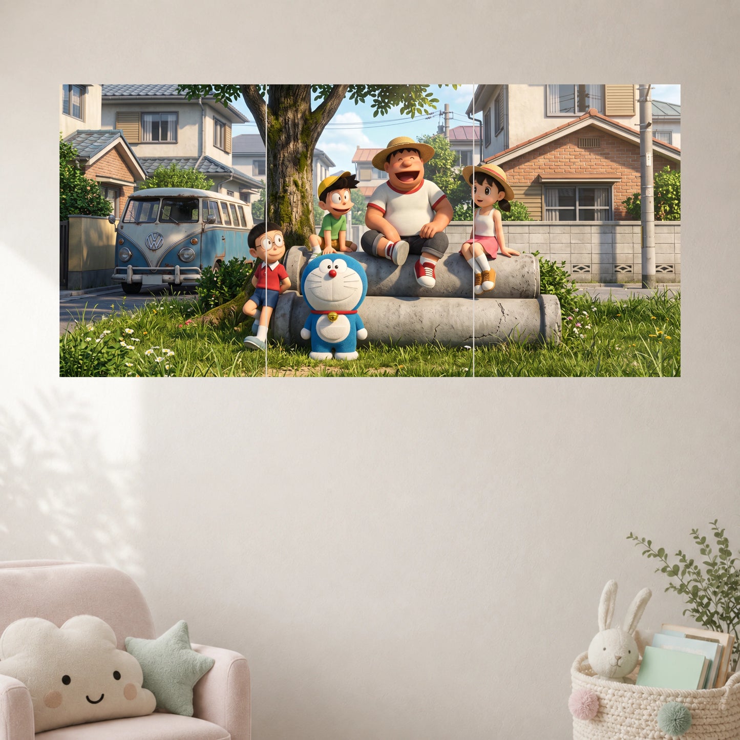 Doraemon & Friends | Cartoon Wall Poster | 3 Posters