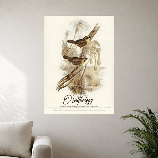 Ornithology | Vintage Bird Wall Poster | 1 Poster