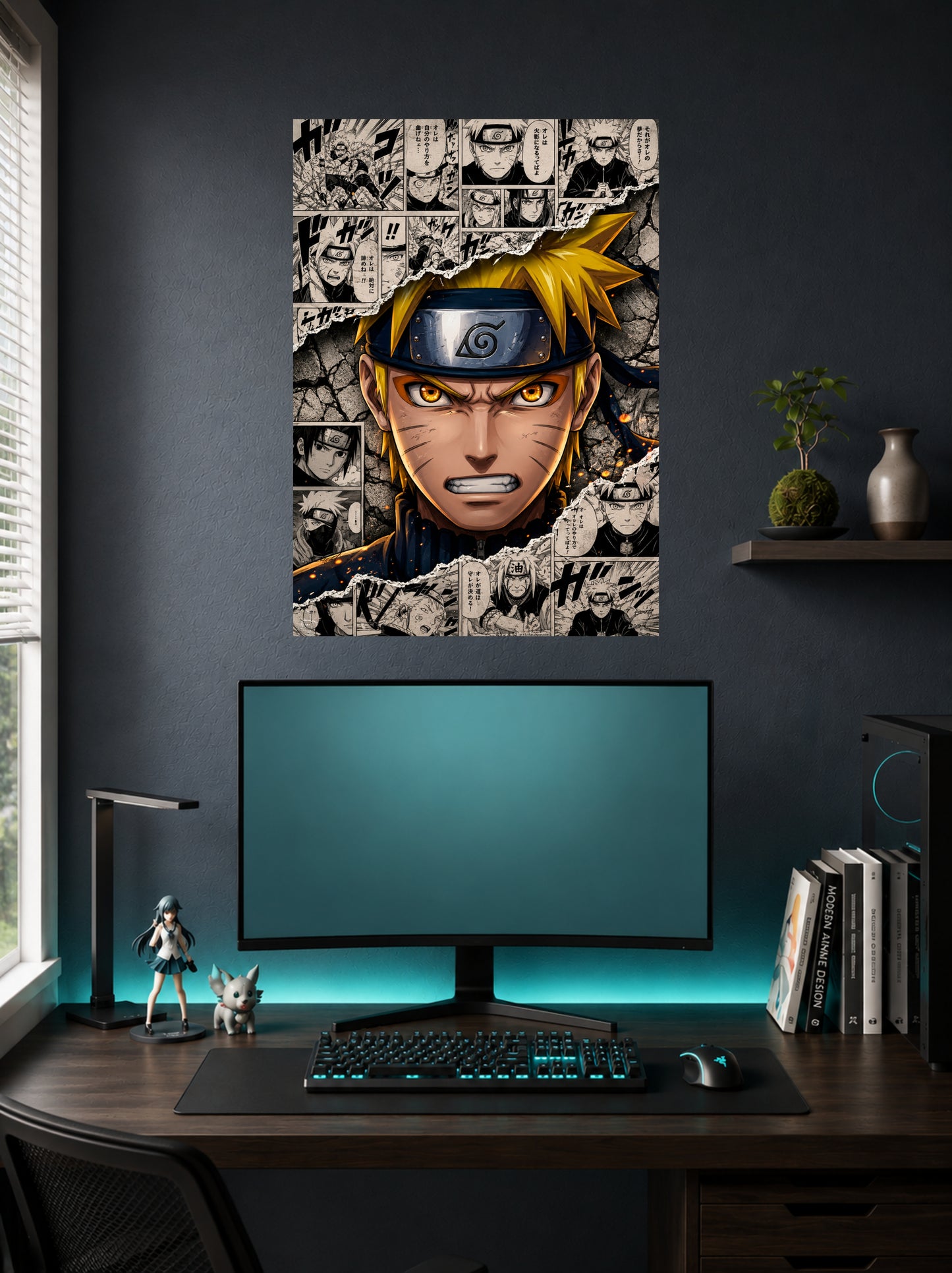 Naruto Uzumaki | Manga Style Anime Poster | 1 Poster