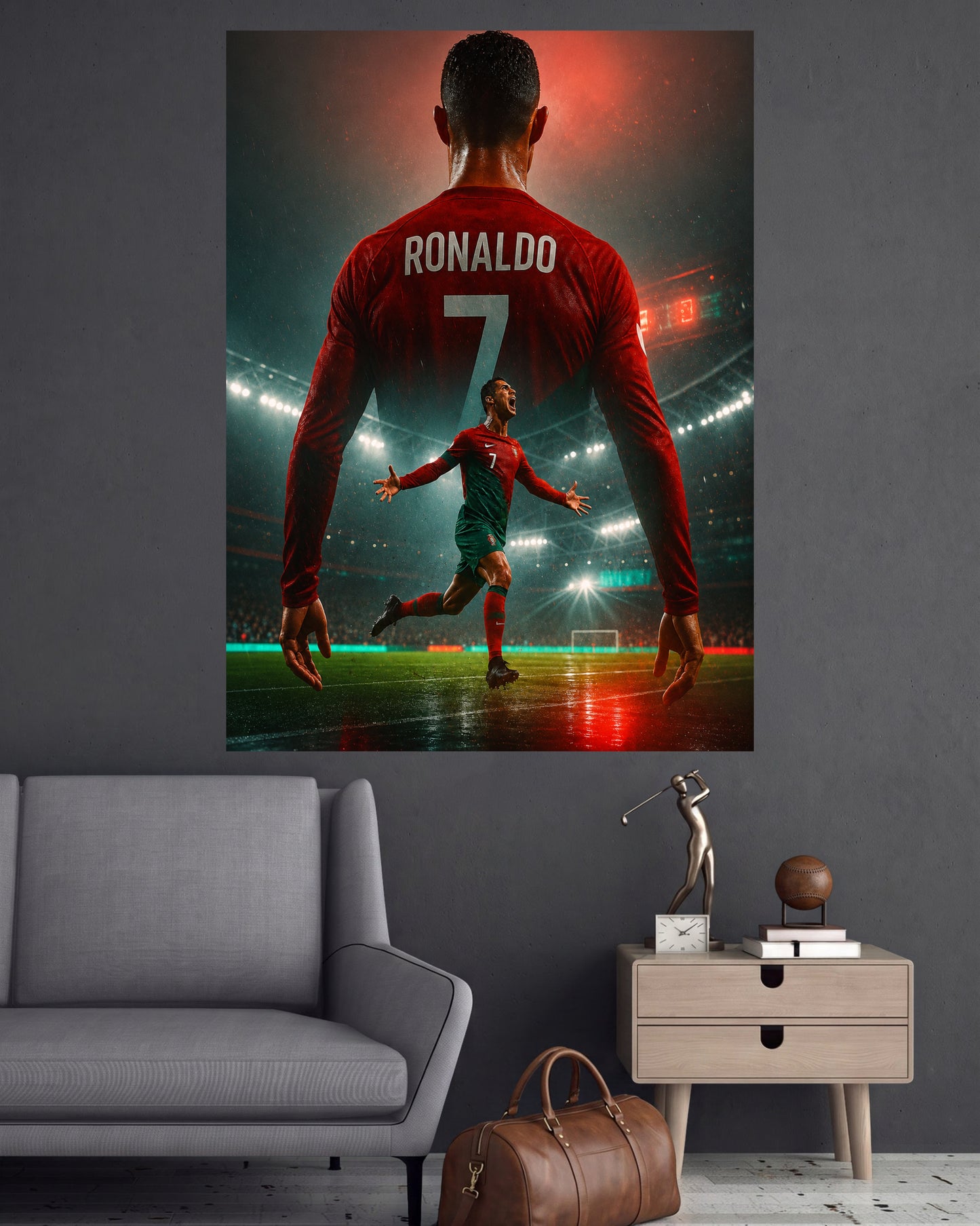 Cristiano Ronaldo 7 | Portugal Football Wall Poster | 1 Poster