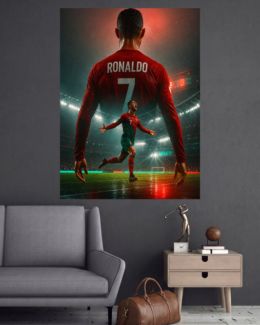 Cristiano Ronaldo 7 | Portugal Football Wall Poster | 1 Poster