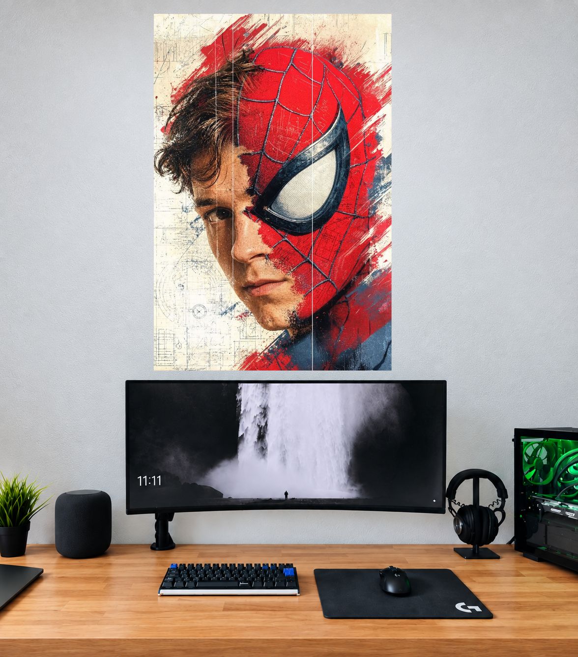 Peter Parker Spider-Man Dual Face | Marvel Wall Posters | 3 Posters