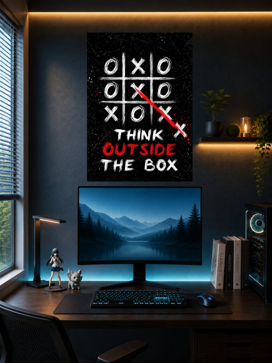 Think Outside the Box | Motivational Wall Poster | 1 Poster