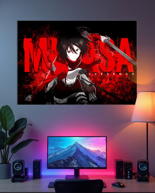 Mikasa Ackerman | Attack on Titan | Anime Wall Poster | 1 Poster