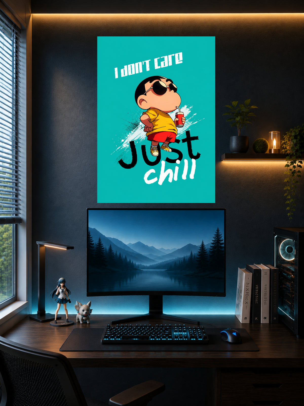 Just Chill | Cartoon Wall Poster | 1 Poster