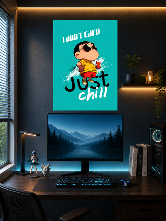 Just Chill | Cartoon Wall Poster | 1 Poster