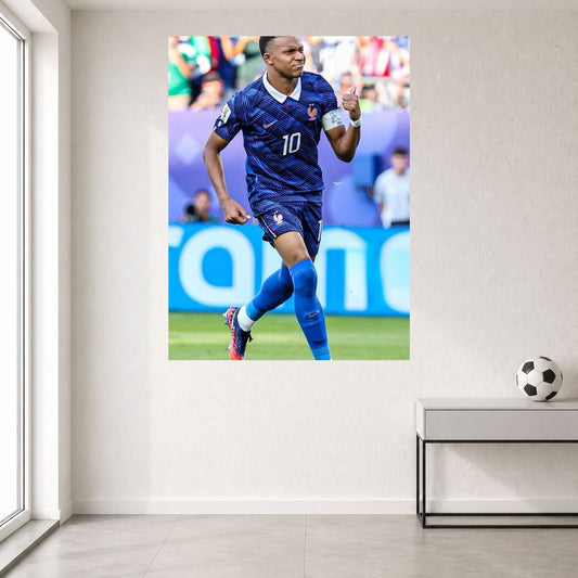 Kylian Mbappé 10 | France Football Action Wall Poster | 1 Poster