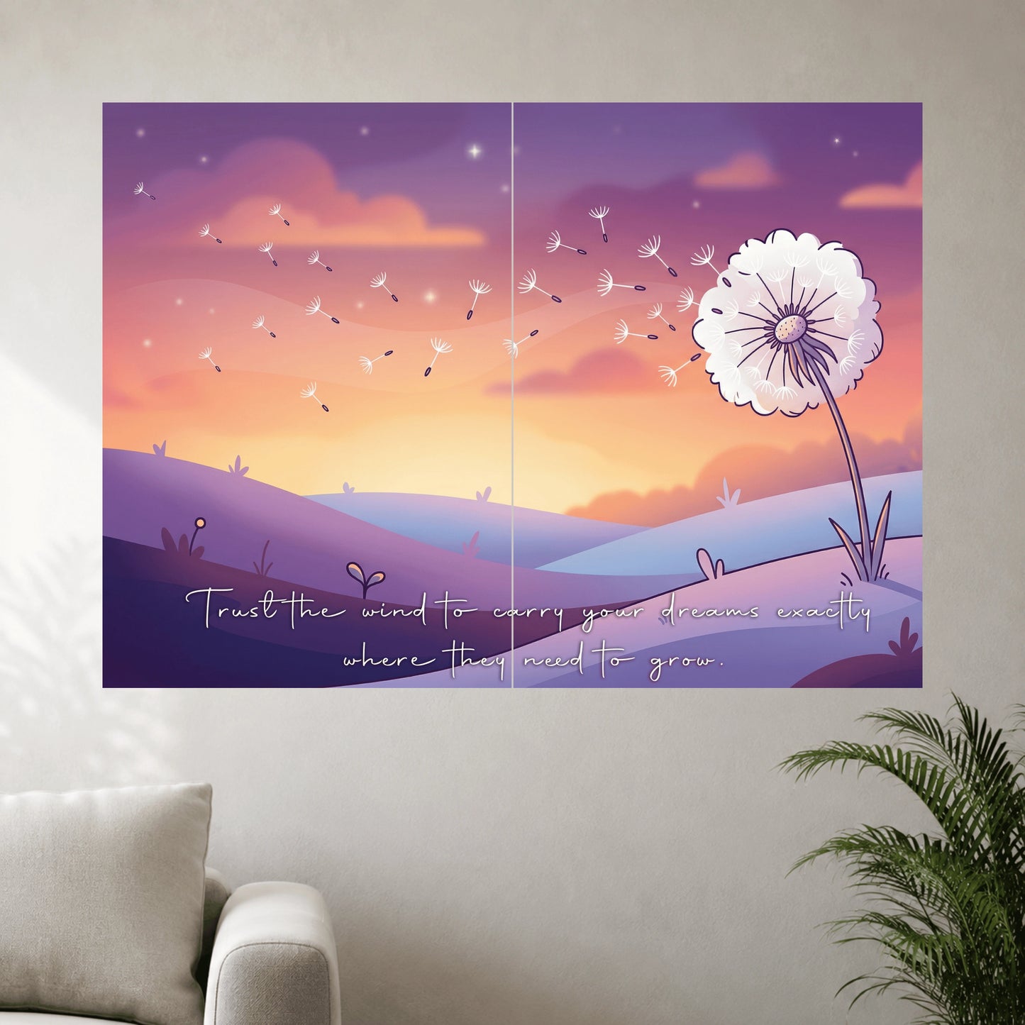 Dandelion Dreams | Aesthetic Wall Poster | 2 Poster