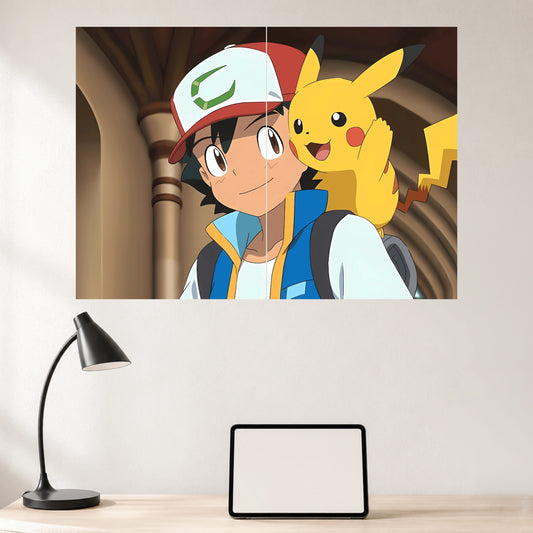 Ash & Pikachu | Pokémon Wall Poster | 2 Posters