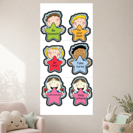 Good Values for Kids | Educational Wall Poster | 3 Posters