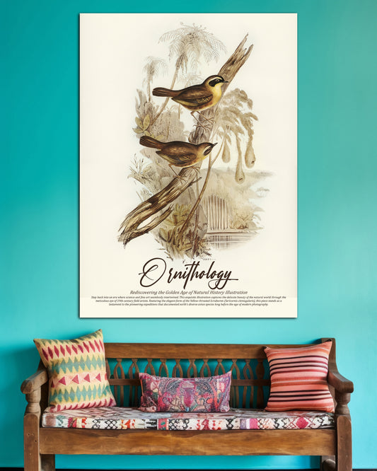 Ornithology | Vintage Bird Wall Poster | 1 Poster