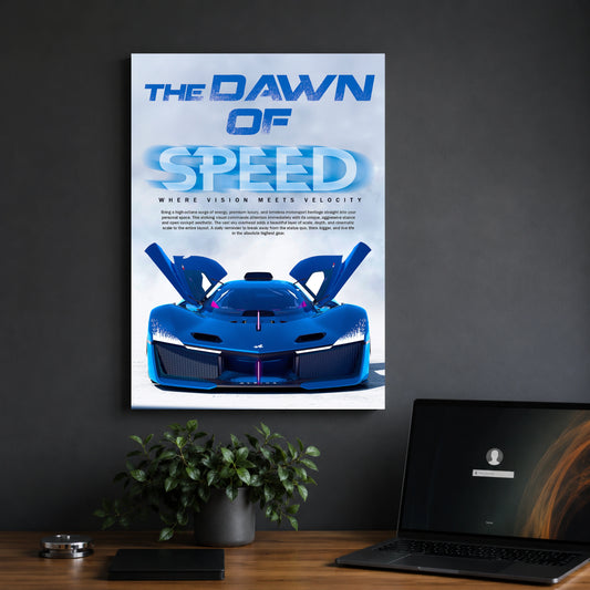 McLaren Hypercar | Dawn of Speed | Car Poster