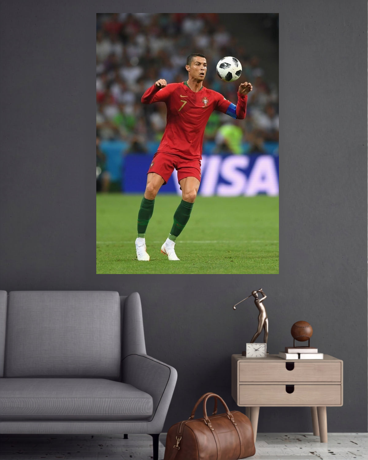Cristiano Ronaldo 7 | Portugal Football Wall Poster | 1 Poster