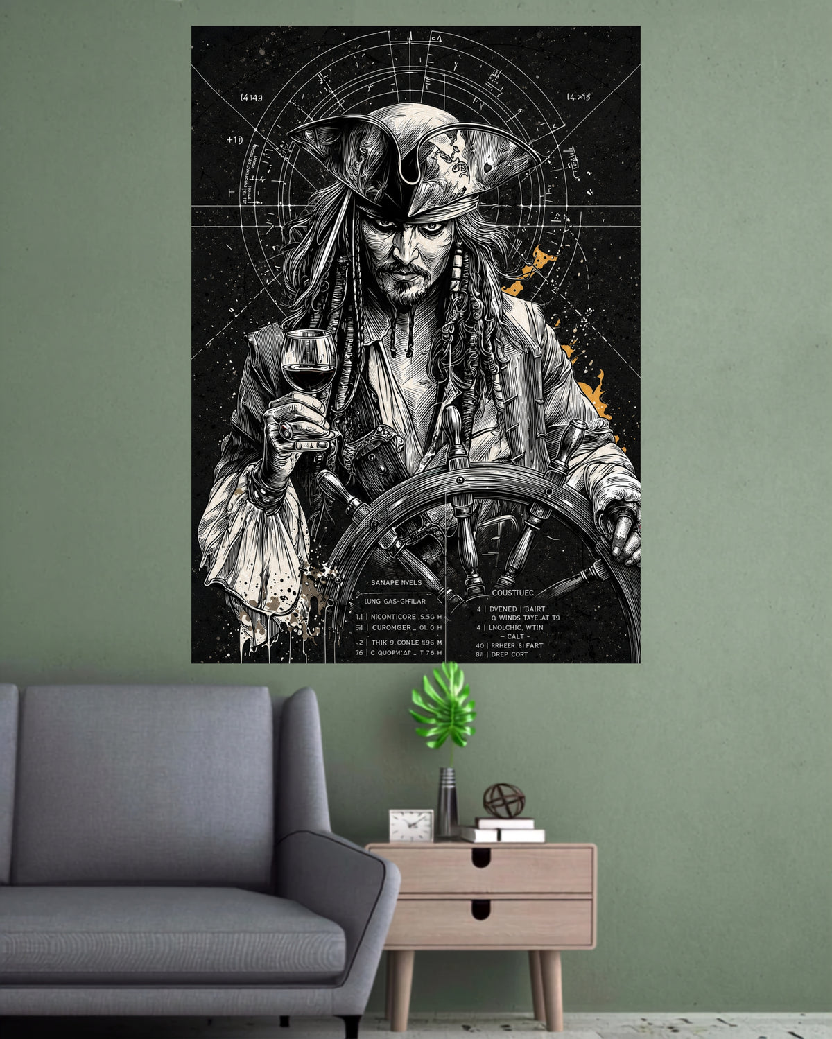Jack Sparrow | Pirate Wall Poster | 1 Poster
