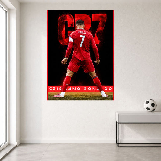 CR7 | Cristiano Ronaldo | Football Wall Poster | 1 Poster