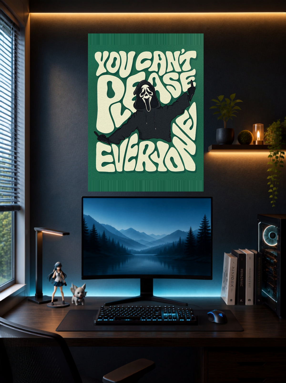 You Can’t Please Everyone | Ghostface Funny Quote Wall Poster | 1 Poster
