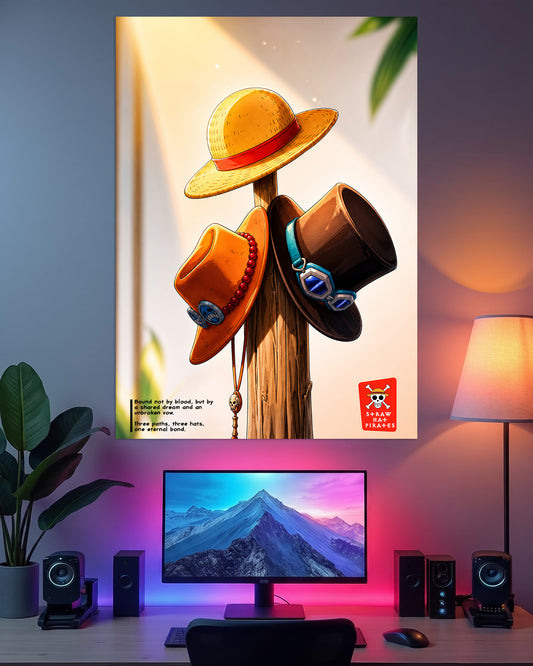 One Piece Hats | Anime Wall Poster | 1 Poster