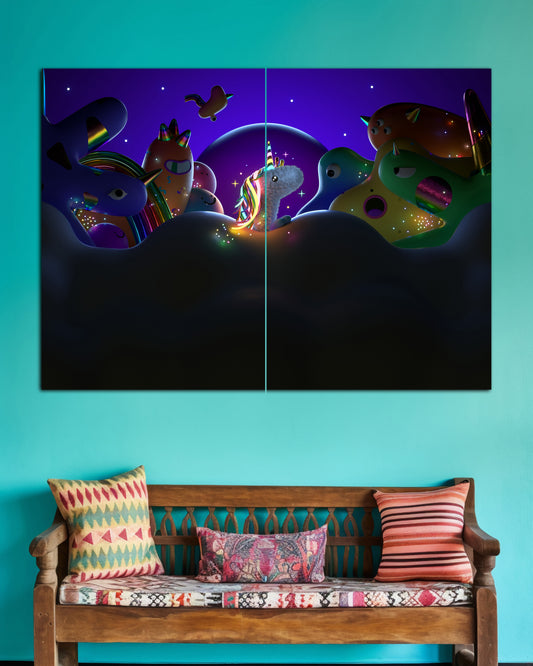 Fantasy Unicorn | Kids Wall Poster | 2 Poster