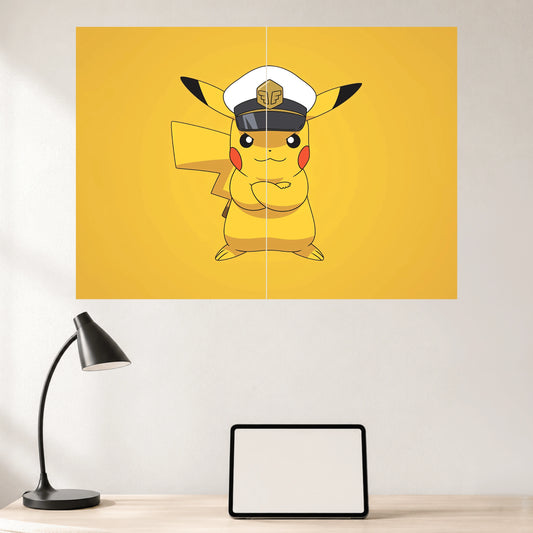Captain Pikachu | Pokémon Wall Poster | 2 Posters
